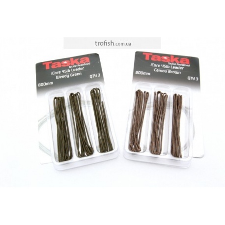 iCore 45lb Leader Weedy Green & Camou Brown TAS1395 - 1396