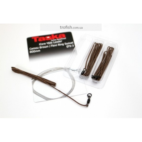 iCore 45lb Leader Flexi Ring Swivel TAS1434 - 1435
