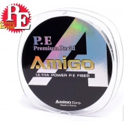 Шнур AMIGO P.E. Premium Braided Line 150m Green