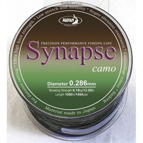 Леска Katran SYNAPSE   camo  1000 m
