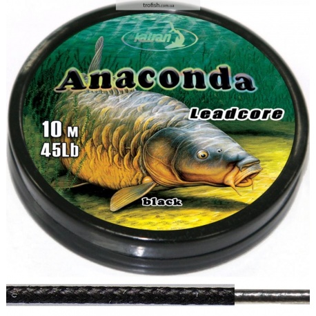 Лидкор Katran  Anaconda  black , dark  green