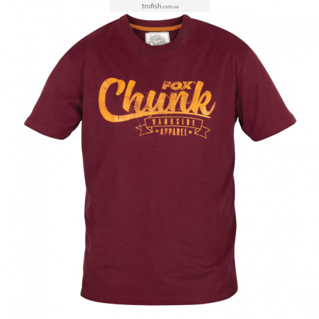 Fox Chunk Burgundy / Orange T-shirt  Футболка 	CPR557-CPR562