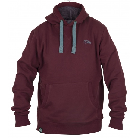 Fox Chunk Ribbed hoodie Burgundy   Толстовка 	CPR527-CPR532