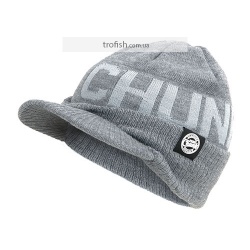 Fox Chunk Peaked Beanie Grey Шапка 	CPR766