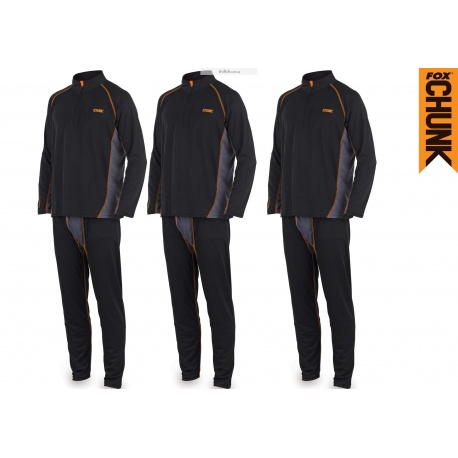 Fox Chunk BaselayerSet Black/Grey Термобельевой комплект 	CPR462-CPR467	