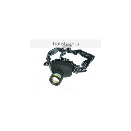 Fishing ROI  Фонарь Zoom Head Lamp 1W Led