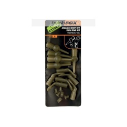 Fox Edges Angled Drop Off Run Ring Kit Trans Khaki x 6  Набор для скользящей оснастки  CAC600	