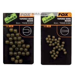 Fox  Edges Tapered Bore Beads  Шарик резиновый буферный	CAC557-CAC558	