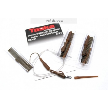 Taska  Core Zero 45lb Leader Kwick LinQ Swivel TAS1439