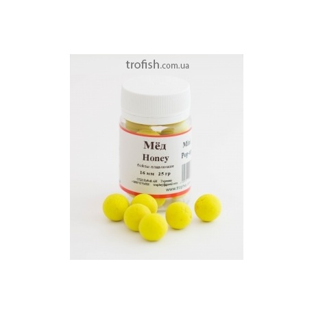 Бойлы плавающие "Мед" 16 мм 25 гр.