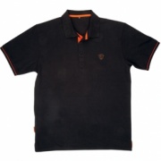 Fox Black / Orange Polo Shirt