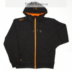Fox Black / Orange Heavy Lined Hoodie  Толстовка