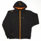 Fox Black / Orange Heavy Lined Hoodie  Толстовка