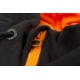 Fox Black / Orange Heavy Lined Hoodie  Толстовка