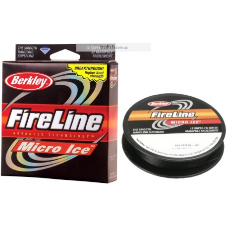Berkley  Шнур зимний  Fireline Micro Ice Smoke 45 m