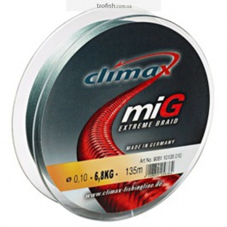 Climax Шнур  Mig Braid NG Gray-Green 135 m