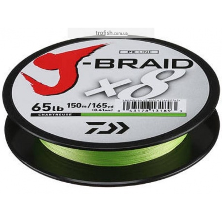 Daiwa Шнур  J-Braid Chartreuse 150м