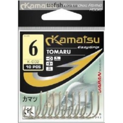 Kamatsu Крючки  Tomaru  К-002 G  c поводком 0.14 mm  50 cm