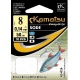 Kamatsu Крючки  Sode  К-001 G  c поводком   50 cm