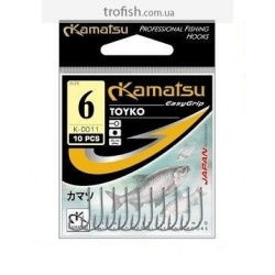 Kamatsu Крючки Double  Toyko  К-0011 G  c поводком   50 cm