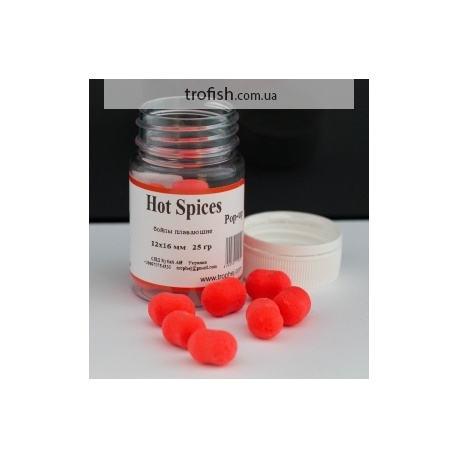 Бойлы плавающие "Hot Spices" 16 мм 25 гр