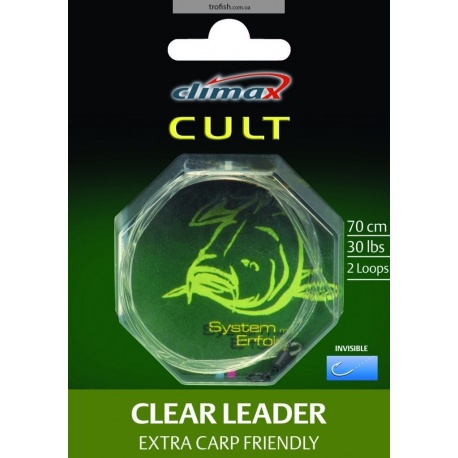 Поводок Climax CULT Clear Leader 30lb