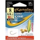 Kamatsu Крючки  Chinu  К-007 G  c поводком  50 cm