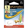 Kamatsu Крючки  Chinu  К-007 G  c поводком  50 cm