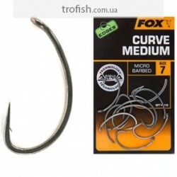 Fox Edges Armapoint Curve shank medium  Крючки тефлоновые  CHK198-CHK203	