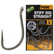 Fox Edges Armapoint Stiff Rig straight Крючки тефлоновые 	CHK160-CHK164
