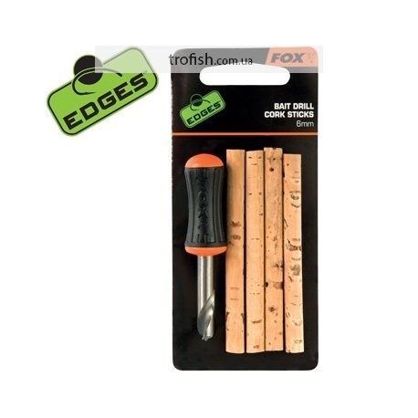 Fox Edges Bait Drill & Cork Sticks 6mm Свердло 	CAC591