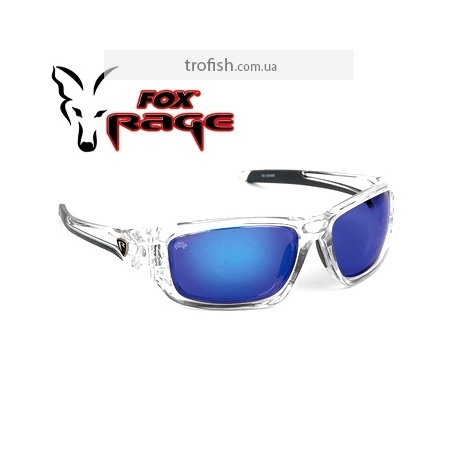 Fox Rage Sunglasses wraps trans / Mirror Blue / brown lense   Солнцезащитные очки