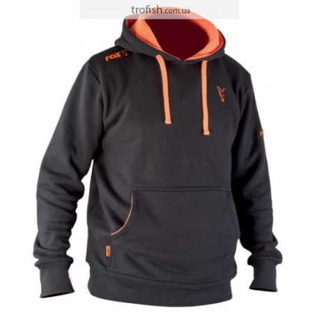Fox Black & Orange Hoody Толстовка с капишоном	CPR430-CPR435 	Fox