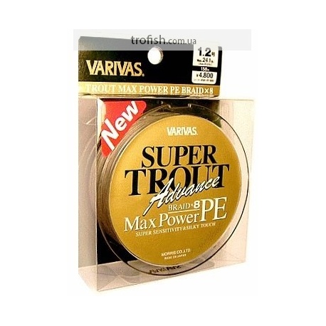 Varivas  Шнур  New Super Trout Advance MAX PE 150м
