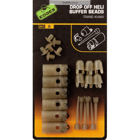 Fox Edges Drop-off Heli buffer bead  Клипса для оснастки вертолет