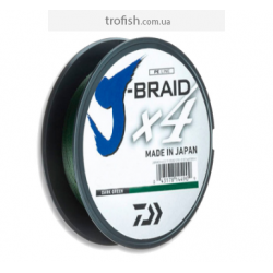 Daiwa Шнур  J-Braid X4E 270 m dark green