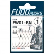 Крючки Fudo Worm FW-01 Black