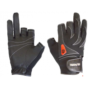  Fishing ROI  Перчатка спиннингиста  WK-05 black  (c 2 пальц.)