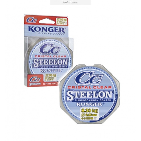Леска Konger Steelon CC Cristal Clear Fluorocarbon coated  150 m