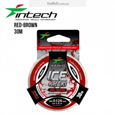 Леска Intech Khaki Ice Line red-brown 30m