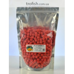 Пелетс пылящий "Клубника" 12 мм 1 кг