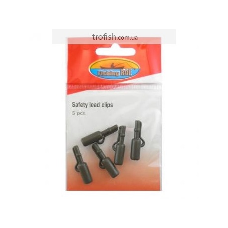 Безопасная клипса Fishing ROI Safety lead clips (green)
