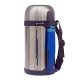 Термос Zojirushi SF-CС13ХA 1.3 л (складная ручка+ремешок) ц:стальной