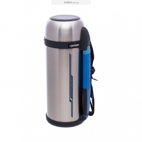 Термос Zojirushi SF-CС18XA 1.8 л (складная ручка+ремешок) ц:стальной