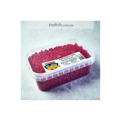 Увлажненный пелетс метод-стик "Аttractive mix Strawberry" 2 мм 300 гр