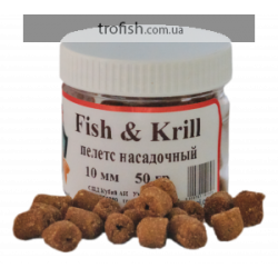 Пелетс насадочный "Fish-Krill"-10 мм 50 гр