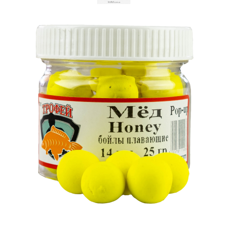 Бойлы плавающие. "Мёд" 14 мм 25 гр.