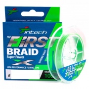Шнур плетеный Intech First Braid X4 Green 100m