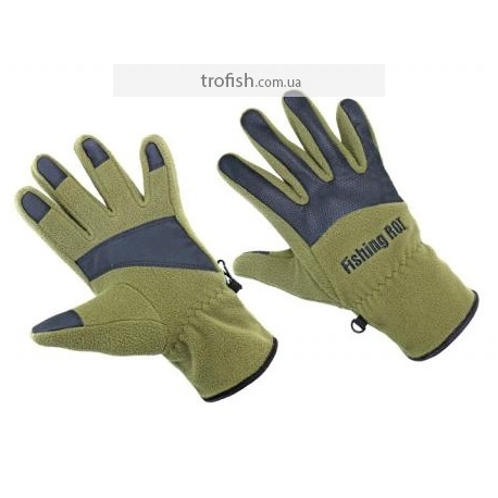 Перчатки флисовые Fishing ROI Оlive Fleece gloves