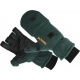 Перчатки флисовые Fishing ROI Fleece glover Dark Green 